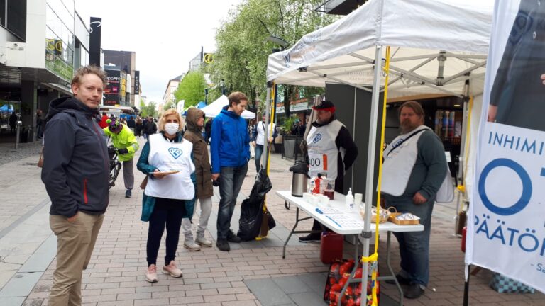 Ehdokkaamme tavattavissa vaalikadulla ja muualla Jyväskylässä